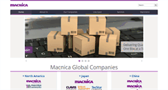 Desktop Screenshot of macnica.com