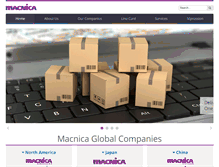 Tablet Screenshot of macnica.com